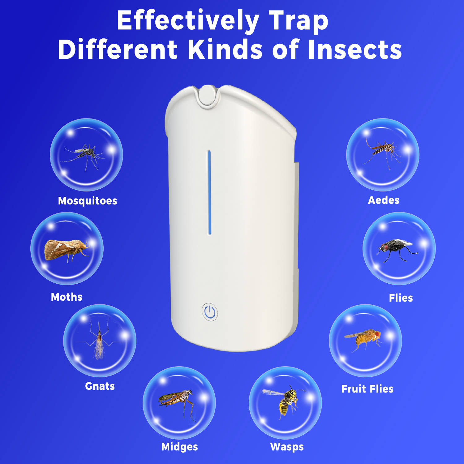 Flying Insect Trap-Plug in fly trap, No Mess,01